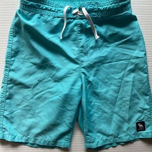Abercrombie Kids Turquoise Swim Trunks